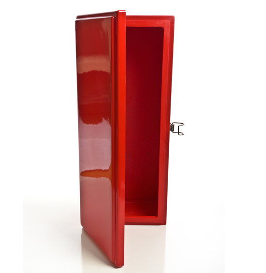 FRP 9kg玻璃钢灭火器箱 带有门锁